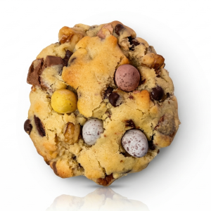 6 Dark Chocolate With Walnuts and Mini Eggs Cookies